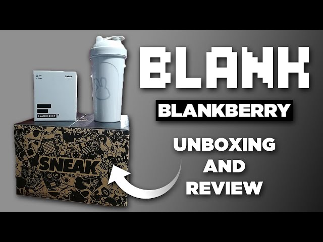 Blank...Sneak Blankberry Black Friday Flavour Review & Review On Sneak Cans