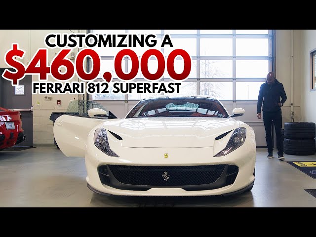 Customizing a $460,000 Ferrari 812 SuperFast - TJ Milliionaire Mentor Feat. Jamaican Mike