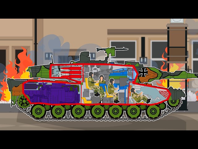 Best Modern Tank In The World - Leopard 2 (Cross Section)