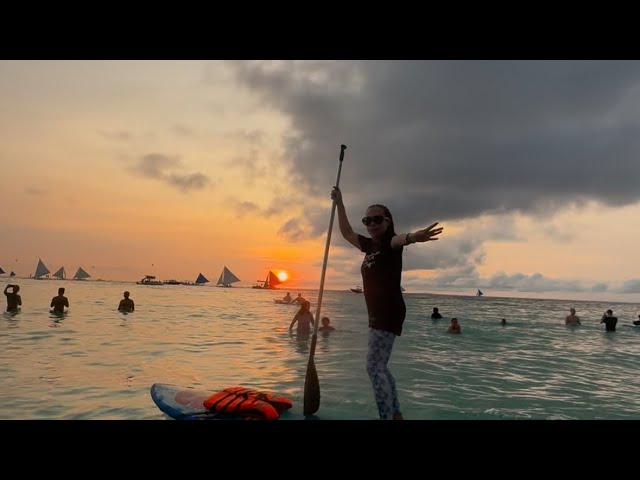 BORACAY SUP WITH THE SUNSET | JAN3,2025 NEW YEAR VACAY&ANNIV | DISCOVERYJAPAN