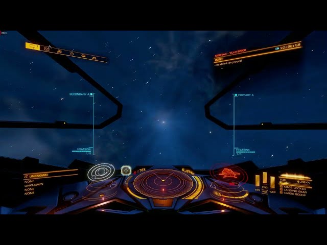 Elite Dangerous - Escaping a Thargoid Hyperdiction (no engineering).