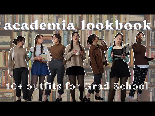 Preppy / Academia Back to School Lookbook - Grad School Edition