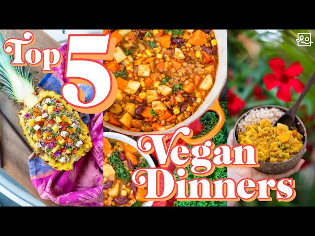 🍛 5 Vibrant Vegan Dinner Recipes: Packed With Protein!