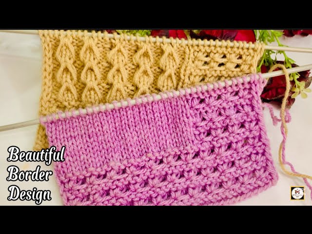 Knitting Stitch Pattern For Beginners & All Projects #scarfknitting #sweaterdesign