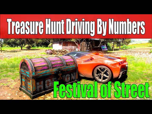 Forza Horizon 5 Treasure Hunt Driving By Numbers - Doing a figure of 8 at the Festival of Street