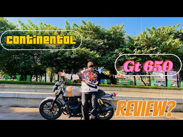 Continental Gt 650 crazy review🔥​⁠@Gtownsuraj thankyu for  giving your valuable time🙏