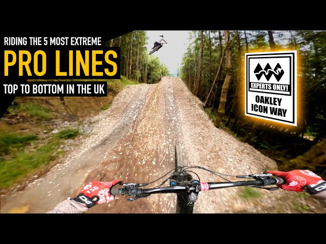 RIDING THE 5 MOST INSANE PRO TRAILS IN THE UK!!