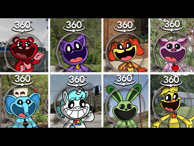 FIND SMILING CRITTERS | ALL BOSSES SMILING CRITTERS Finding Challenge 360° VR Video