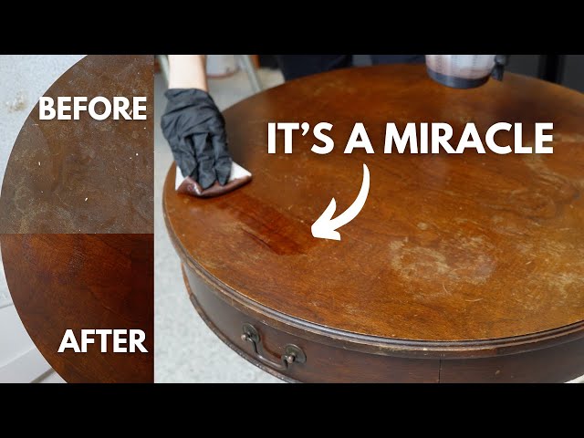 You Won't Believe THIS! Refinish Wood Furniture With NO SANDING