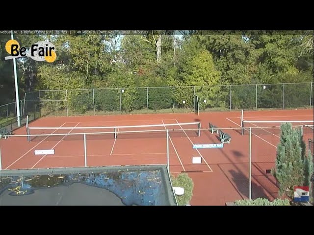 WebCam.NL | befairtennis.nl | HD Pan Tilt Zoom camera.