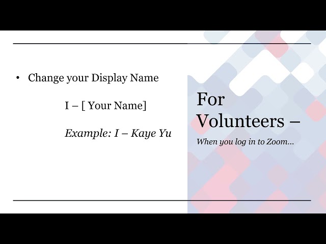 Volunteer | 2022 Mocktober Fest Orientation