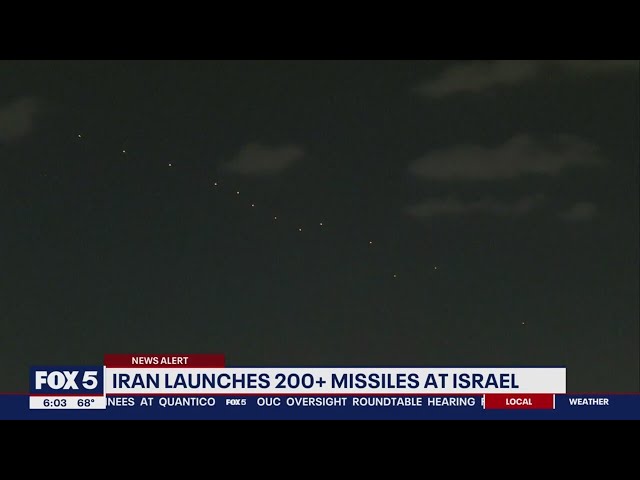 Iran launches more than 200 missiles at Israel