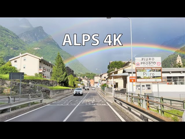 Rainbow Road - Alps 4K Drive - Europe