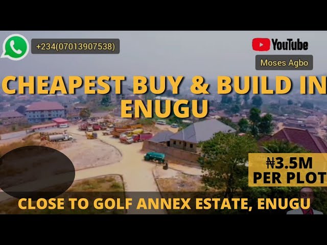 Buy & Build Cheap Plots Of Land For Sale In Enugu State, Nigeria | Near Golf Annex Estate, Enugu