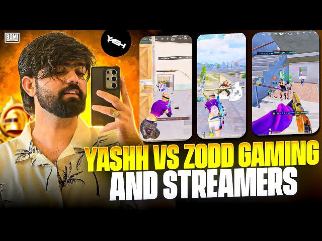 🤯 YASHH VS Zodd Gaming And Streamer 1v4 Fight 🔥 | In Ultimate Royale | YASHH