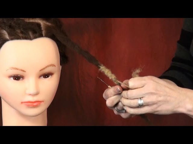 Filling Thin Spots on Dreads with Human Hair Afro Bulk- DoctoredLocks.com