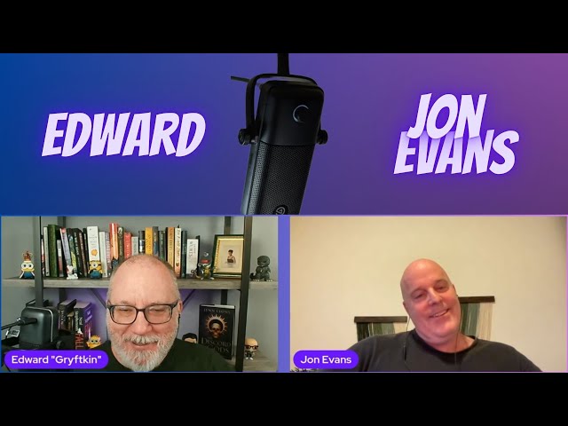 Jon Evans swings by to discuss EXADELIC, techno thrillers, and possibly squirrels.