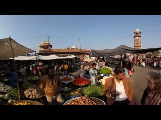 Markets in Jodhpur, India in VR 360 Part 1