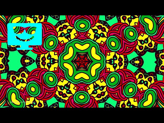 Kaleidoscope 🖥 Colorful Screensaver 4K 🖥 12 Hours - Background (No sound) Wallpaper