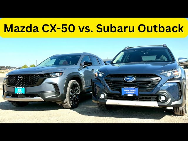 2025 Subaru Outback Turbo vs. 2025 Mazda CX-50 Turbo