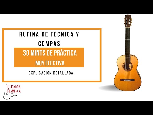 rutina de técnica y ritmo