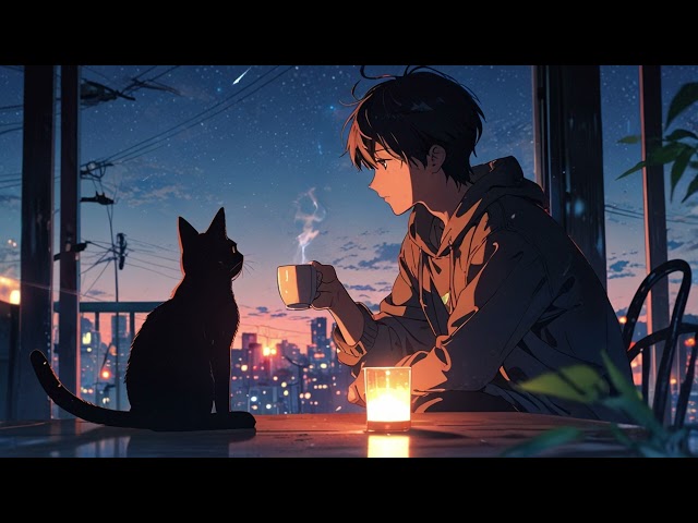 LoFi Music🎵 | Chill Day and Beats🎶 | Relax☕ Study📚 Sleep💤 | Perfect for Focus & Relaxation🐈