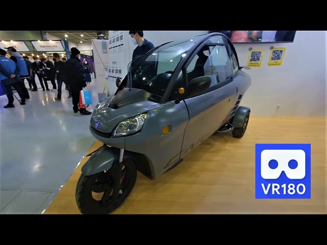 3D 180VR 4K Carver 2 people & A one-man Carver Cargo Electric Vehicle 😜😜 3DVRCar