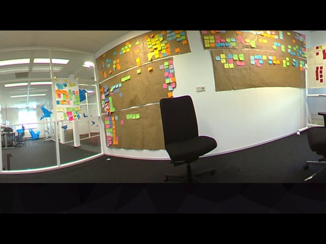 Real Agile & Scrum combined in a new room. 360 / 3D