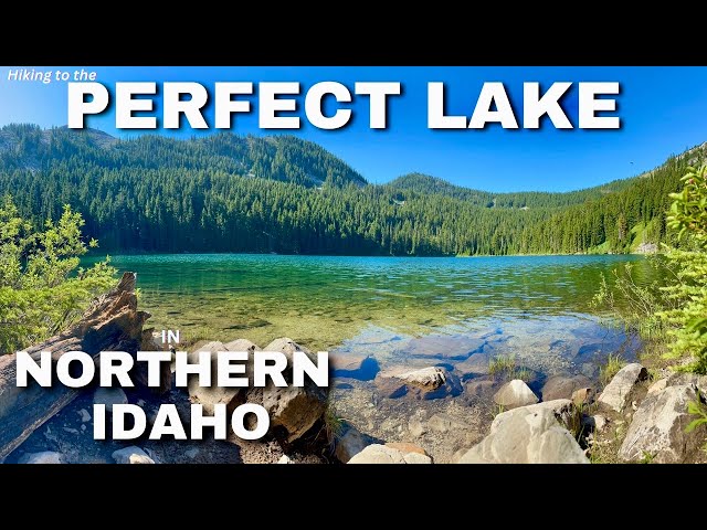 Hiking to a Perfect Lake in Northern Idaho.  No Talking  #hiking #waterfall