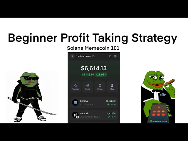 Profit-Taking Strategy For Beginners (Solana Memecoin Trading)