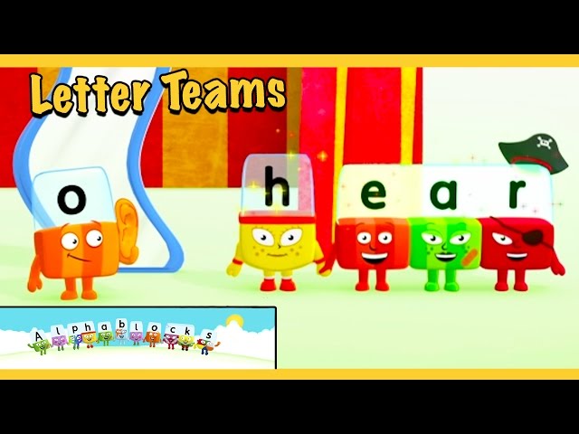 Alphablocks - Word Magic "EAR" & "H-EAR (Yellow Level Step 11)