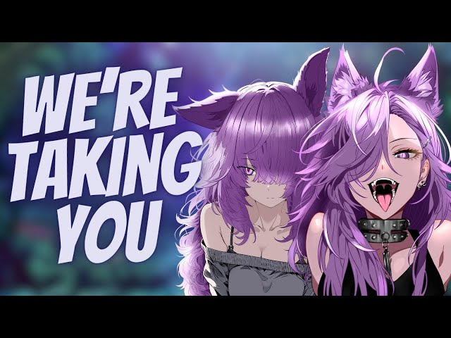 Protective werewolf girls snatch you up and patch you up (FF4A) [ASMR] [Tail brushing] [Sisters]