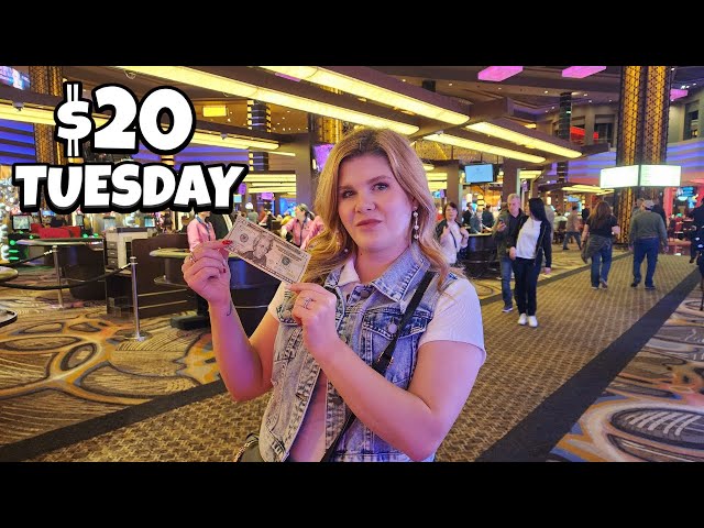 How Long Will $20 Last in Slots at Planet Hollywood in Las Vegas!?