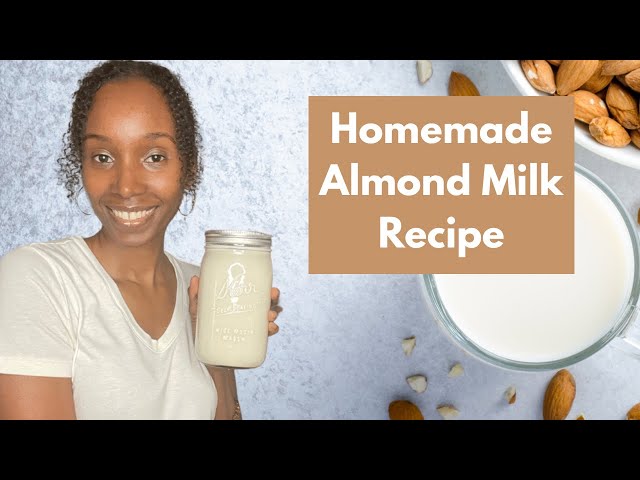 Nama Juicer Almond Milk Recipe | Healthier and Tastier than Store-Bought