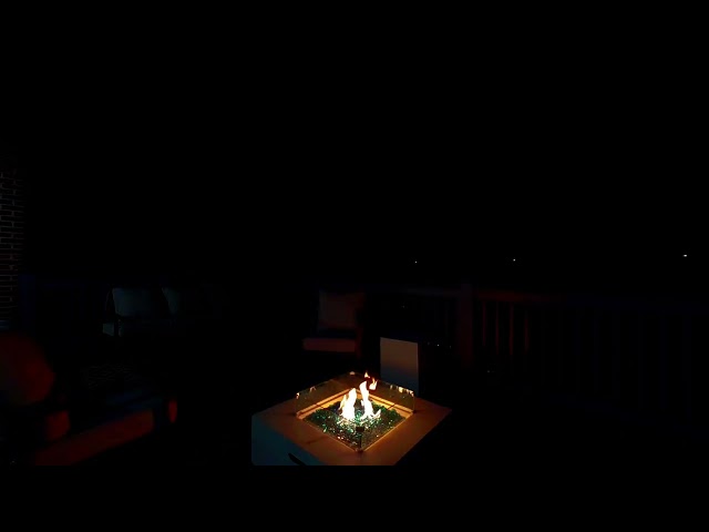 Firepit at night 8K 30FPS VR180