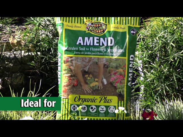 Kellogg Garden Organics Amend Garden Soil for Flowers & Vegetables