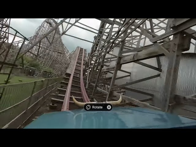 Texas Giant at Six Flags in vr180 3d