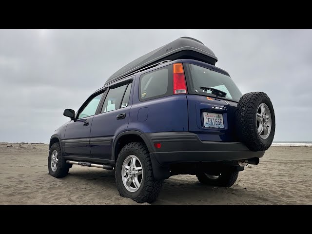 Rally Car? Zooming through the dunes in my 1999 Honda CR-V