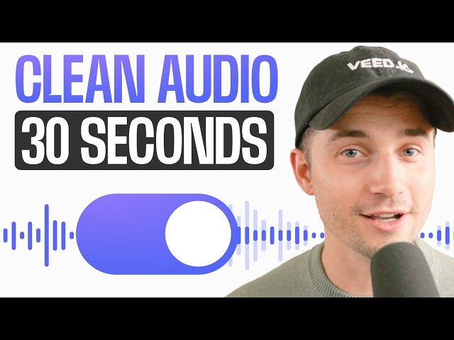 How to REMOVE Background Noise 🔉 | AI Clean Audio