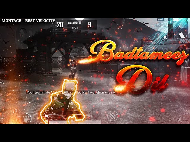 BADTAMEEZ DIL - PUBG MONTAGE | BEST VELOCITY BEAT SYNC MONTAGE | PUBG EDITS