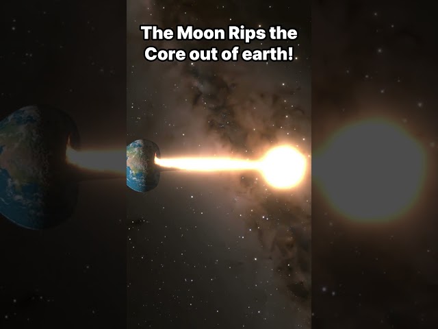 Earth Vs 20 times Denser Moon! #shorts #trending #viral #spacesim #space #cheesepizza #fyp #universe