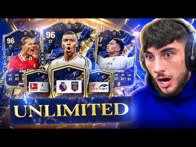 UNLIMITED PACKS FOR TOTY FULL TEAM!