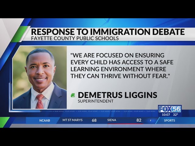 Fayette County superintendent sends letter to families about immigration policy concerns