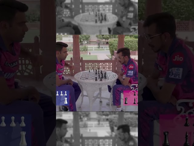 International Chess Day | Ft. R Ashwin & Yuzvendra Chahal | Rajasthan Royals #Shorts