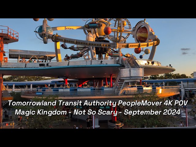 Tomorrowland Transit Authority PeopleMover - 4K HDR Full Ride POV - Magic Kingdom - September 2024