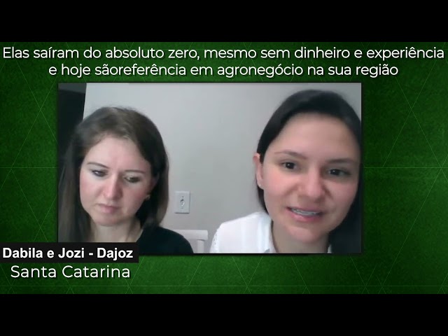 A DABILA E A JOZI SAÍRAM DO ABSOLUTO ZERO E HOJE SÃO REFERÊNCIA EM AGRONEGÓCIO NA SUA REGIÃO