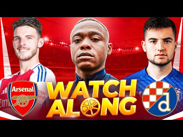 Arsenal  3-0  Dinamo Zagreb Champions League live watch along