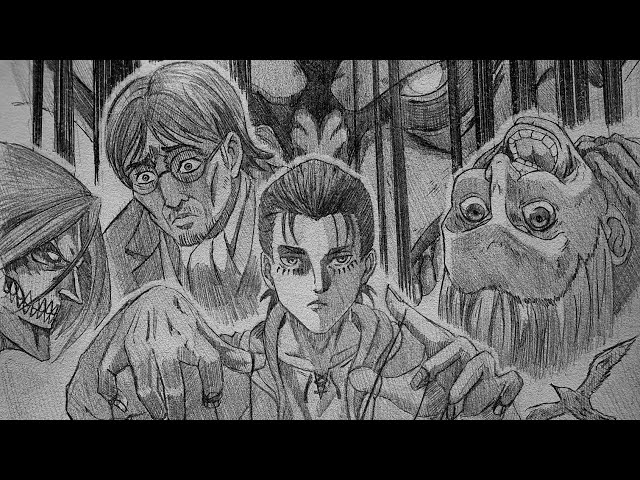 ASMR || Drawing Eren Yeager || Thatyoutubeartist