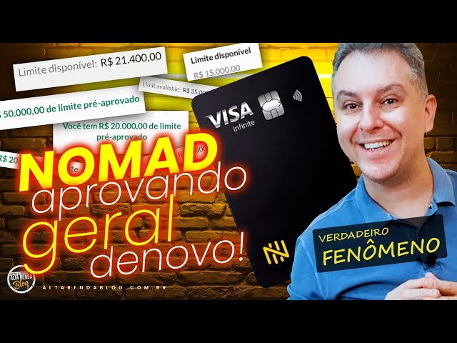 💳NOMAD VISA INFINITE ESTA APROVANDO GERAL A GALERA QUE SOLICITOU O CARTÃO DIA 15/01! SEM ANUDADE