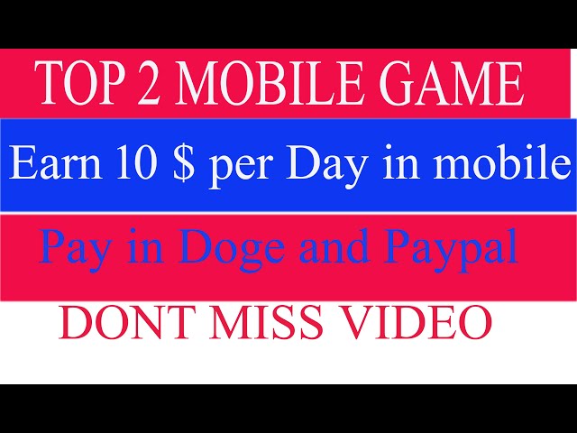 Top two cripto game  earn 10$ per day from home  play game and earn cripto  money for students 2021